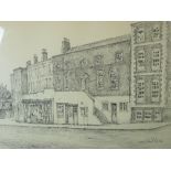 ALLAN STUTTLE framed prints (6) depicting Chester Street and other scenes, 56 x 74cms the largest