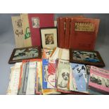 GRETA GARBO SCRAPBOOKS (3), Cambrian Minstrelsie music books (4) - Welsh songs, other sheet music