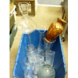 CUT & OTHER GLASSWARE VASES