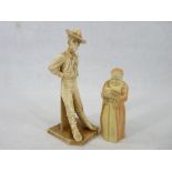 ROYAL WORCESTER FIGURINES (2) - to include 'The Yankee' Model No 836 from The Peoples of The World