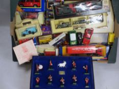 BRITAIN'S ROYAL WELSH FUSILIERS SET and a quantity of bubble pack and loose Diecast vehicles by