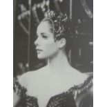 DARCEY BUSSELL FRAMED POSTER by The Royal Ballet depicting the star at The Royal Opera House, two