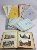 VINTAGE POSTCARD ALBUM & CONTENTS and 15 National Library of Wales Journals 1940s onwards, the album