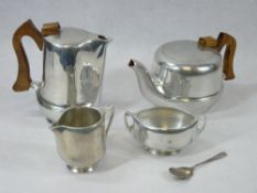 PICQUOT WARE - a four piece tea and coffee service