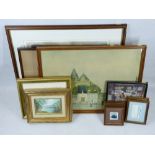 SIR WILLIAM RUSSELL FLINT, ROB PIERCY, KATHLEEN FREETH and other framed pictures and prints