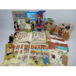 MINIATURE COLLECTOR'S DOLLS, Beano comics, vintage stamps and First Day Covers with a quantity of