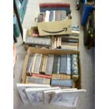 VINTAGE BOOKS - some Welsh (4 boxes) along with a small quantity of Edward VII commemorative