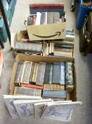 VINTAGE BOOKS - some Welsh (4 boxes) along with a small quantity of Edward VII commemorative