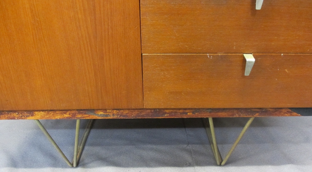 MID-CENTURY STAG S RANGE SIDEBOARD by John & Sylvia Reid - compact form with single cupboard door - Image 4 of 5