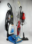 VAX UPRIGHT CARPET WASHER, Beldray steam cleaner with attachments along with a light weight