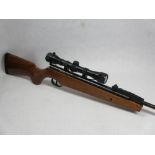 BRAND NEW REMINGTON EXPRESS COMPACT .22 CALIBRE AIR RIFLE WITH SIGHTS - 99cms overall L, cocks good,