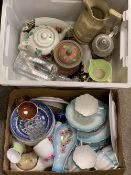 ASSORTED CHINA & POTTERY to include Melba teaware, stein, tobacco jar and a Charles Miege jug