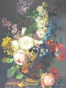 F VAN BALEN oil on canvas Still Life Study - Flowers in a Vase, 20th Century, signed lower right