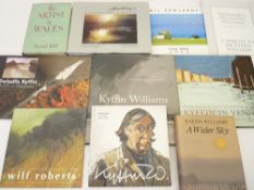 SIR KYFFIN WILLIAMS & OTHER WELSH ARTIST REFERENCE BOOKS & CATALOGUES (9) to include Gwladfa Kyffin,