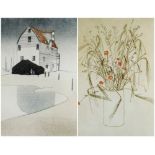 IOLA SPAFFORD two limited edition (37/100) & (21/75) colour etchings - title in pencil to margin '