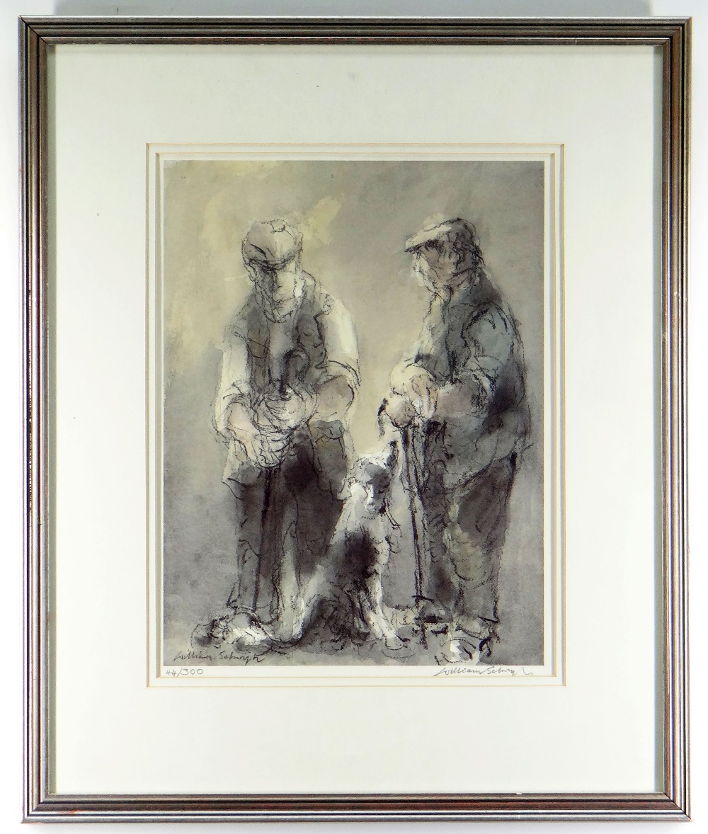 WILLIAM SELWYN limited edition (44/300) colour print - The Conversation, signed and numbered in