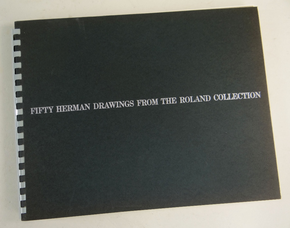 JOSEF HERMAN OBE RA bound volume of 'Fifty Drawings from the Roland Collection', published and - Image 2 of 18