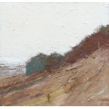 GORDON STUART oil on board - landscape, untitled, unsigned, 36 x 37cms NB: Located for viewing /