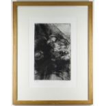 DAVID CARPANINI limited edition (5/40) etching - Kyffin II, signed, titled and numbered in