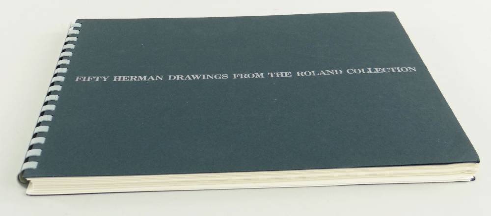 JOSEF HERMAN OBE RA bound volume of 'Fifty Drawings from the Roland Collection', published and - Image 18 of 18