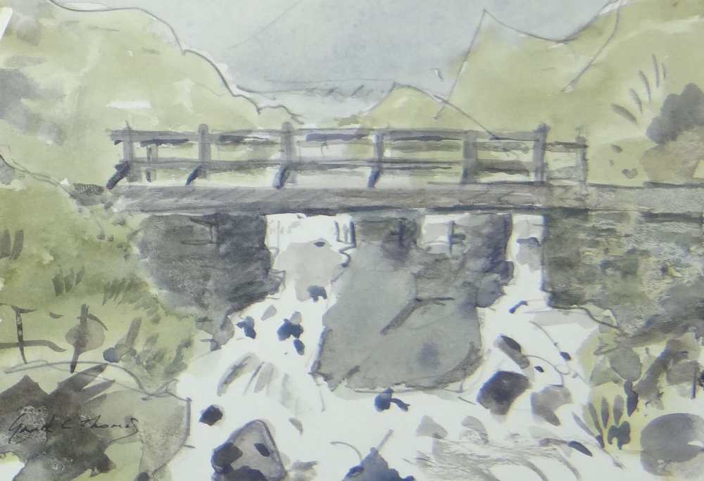 GARETH THOMAS watercolour on paper - collection of watercolour sketches from artist's sketchbook, - Image 7 of 12