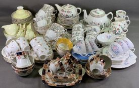 ROYAL ALBERT 'SORRENTO' TEAWARE, Indian Tree and a large assortment of other patterned teaware