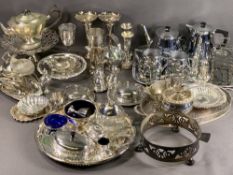 EPNS - a large assortment and an Art Deco style tea service ETC