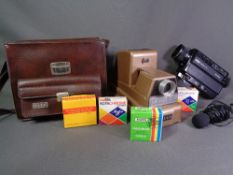 EUMIG VINTAGE CINE CAMERA and a Specto colourslide projector ETC