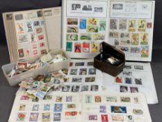 STAMPS - four stock books with assorted worldwide including Eastern Europe, Cuba, some Great Britain