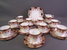 TEAWARE - approximately thirty pieces of antique 'Colclough'