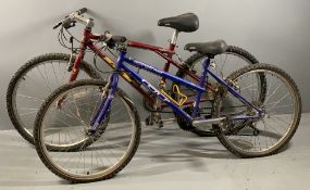 CYCLING INTEREST - two medium size mountain bikes, GT All-Terrane with Reynolds 525 framing and