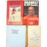 FOOTBALL & BOXING INTEREST BOOKS to include Steve Heighway 'Liverpool My Team', signed, 'Shankly' by