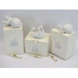 SEAGULL PORCELAIN COLLECTION - boxed panda bears