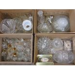 QUALITY GLASSWARE - a large quantity in 4 boxes