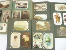 VINTAGE POSTCARDS WITHIN 3 ALBUMS - approximately 500 plus