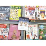 ANTIQUE & COLLECTABLE REFERENCE MAGAZINES & BOOKS - a large quantity in four plastic crates