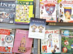 ANTIQUE & COLLECTABLE REFERENCE MAGAZINES & BOOKS - a large quantity in four plastic crates