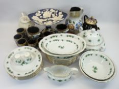 BAVARIAN DINNERWARE, and a quantity of assorted china and pottery