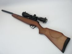 STOEGER AIR RIFLE .22 CALIBRE - in brown with sight