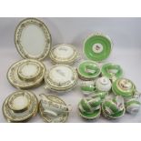 ENGLISH TEA & DINNERWARE including New Chelsea, Henley, a good assortment (approximately 60 pieces)