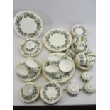 ROYAL WORCESTER LAVINIA TEA & DINNERWARE, approximately 55 pieces