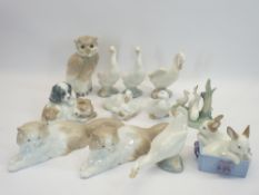 NAO ANIMAL MODELS (12), some with boxes