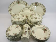 ROYAL DOULTON OLD LEEDS SPRAYS DINNERWARE, approximately 50 pieces