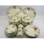 ROYAL DOULTON OLD LEEDS SPRAYS DINNERWARE, approximately 50 pieces