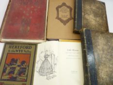 BOOKS - antique volumes 'Gallery of Engravings', Folio Society edition of 'Louisa M Scott's Little