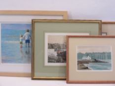 NORTH WALES ARTISTS limited edition prints and watercolour group (4) to include STEVEN JONES (284/