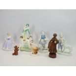 ENGLISH, FRENCH, GERMAN GROUP OF FIGURINES (7) to include Royal Doulton 'Daisy' HN3802, '