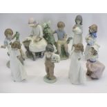 NAO ORNAMENTS (9) OF CHILDREN