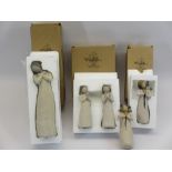 WILLOW TREE ORNAMENTS (5) - some boxed