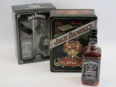 ALCOHOL - Jack Daniels gift sets (2) and another sealed bottle